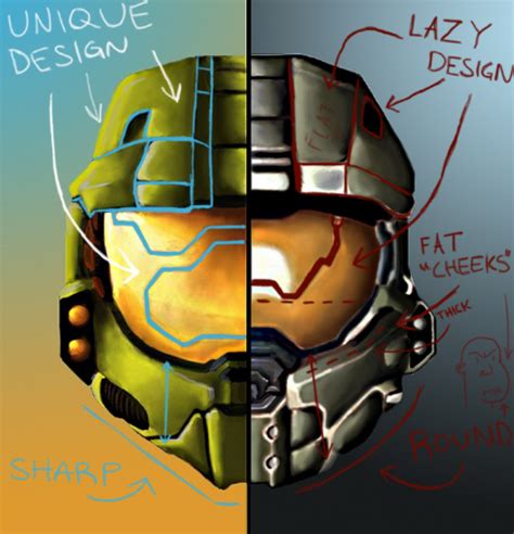 Master Chief Helmet Drawing at GetDrawings | Free download