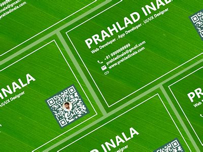 Business Card Design by Prahlad Inala on Dribbble