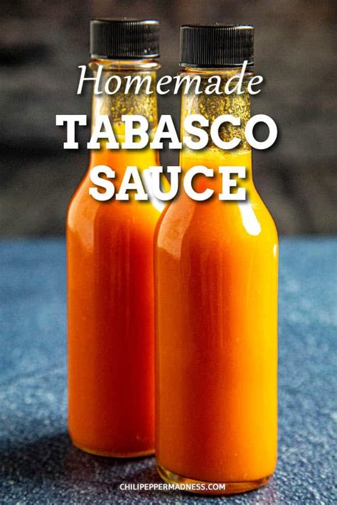 Homemade Tabasco Sauce Recipe - Learn how to make tabasco hot sauce with this homemade tab ...