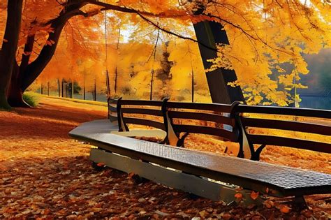 Premium Photo | Beautiful park in autumn