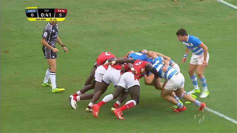(HD) Singapore 7s | Argentina v Kenya | Pool C | Full Match Highlights | Rugby Sevens - YouTube