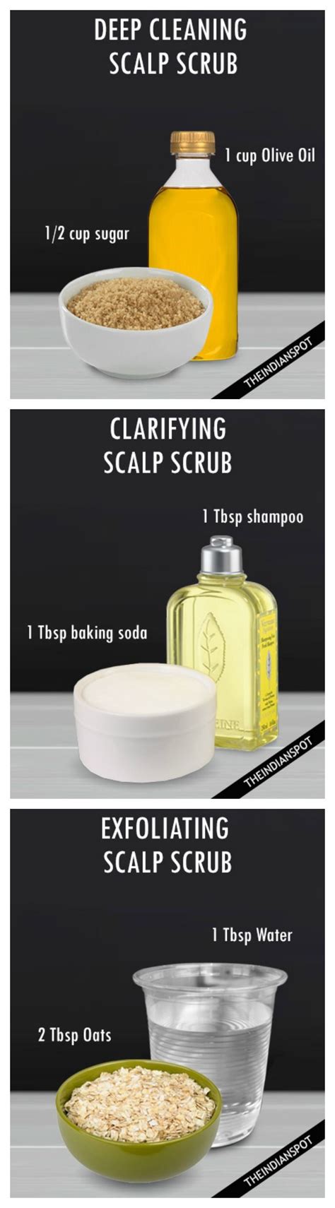 Deep Cleansing with 3 DIY natural Scalp scrubs … | Scalp scrub, Diy natural products, Natural ...