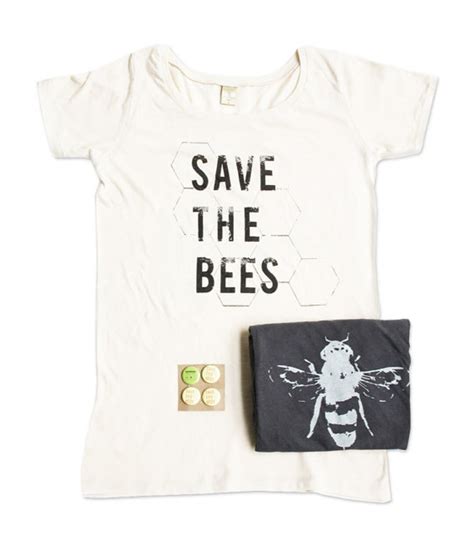 Bee Shirts Womens ORGANIC Womens Save the Bees Tshirt Bundle Bee Tshirts Small, Medium, Large ...