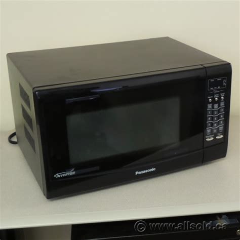 Panasonic Black 1.2 cu ft 1200W Genius Inverter Microwave Oven ...