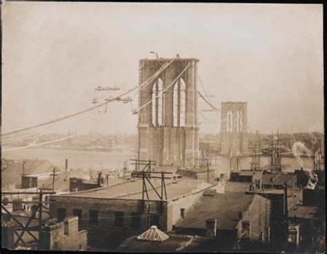 Rare Photographs of the Construction of the Brooklyn Bridge ~ Vintage ...