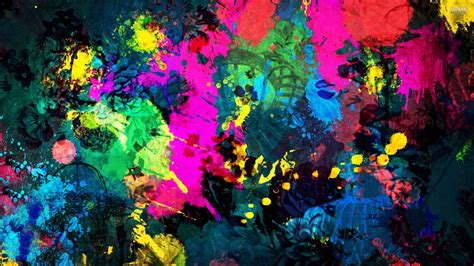 Paint Splatter Background wallpaper | 2560x1440 | #57645