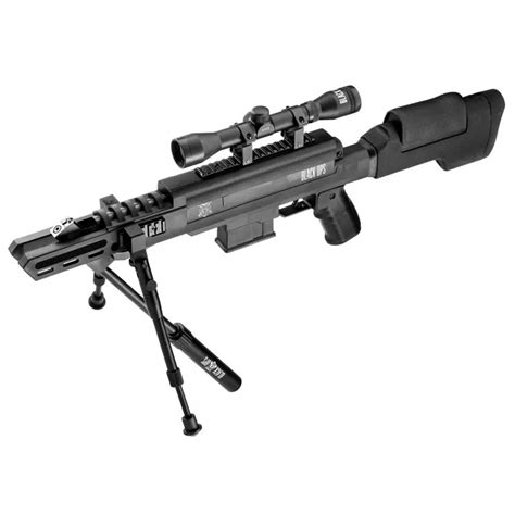 BLACK OPS SNIPER AIR RIFLE + 4X32 SCOPE - Pellets 4.5mm / 19.9J ...