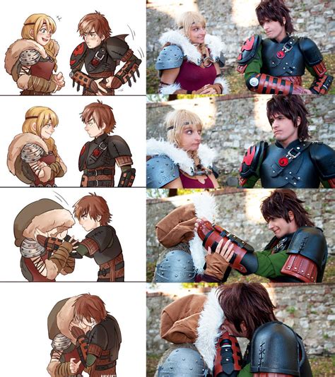 Hiccup and Astrid FANART / COSPLAY by AlexanDrake89 on DeviantArt