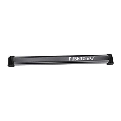 SECURITRON DSB-BK Push to Exit Bar,Black,Width 36 In. | eBay