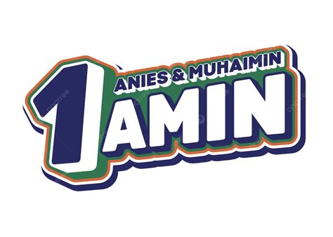 Amén Anies Muhaimin 1 Vector PNG ,dibujos Amén, Numero 1, Anís PNG y Vector para Descargar ...