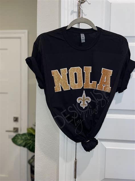 NOLA New Orleans Saints Football Glitter Unisex - Etsy