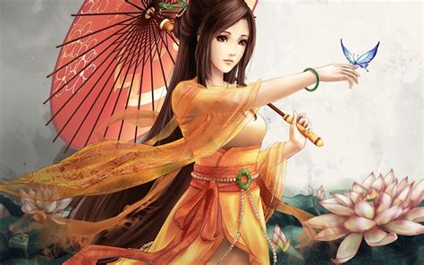 Beautiful Chinese Anime Girl Wallpapers - Wallpaper Cave