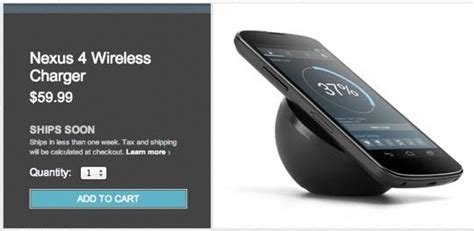 Nexus 4 Wireless Charging orb lands in the Google Play Store - Android Community