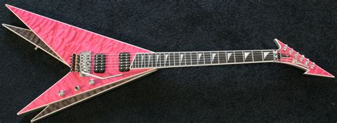 Pink Guitars, Pink Colored Guitars, Pink Stained Guitars