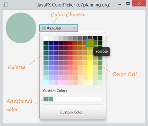 JavaFX ColorPicker