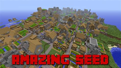 ️ 11 VILLAGES! 2 TEMPLES! AND A STONE TREEE!!! AMAZING MINECRAFT SEED ...