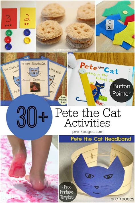 30+ Pete The Cat Activities For Preschool, Pre-K and Kindergarten ...