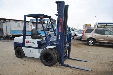 Used Komatsu forklift Machinery 0 model in White/ Blue | Used Cars ...