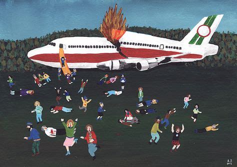 airplane crash | Art, Illustration art, Painting collage