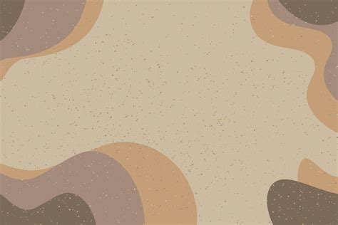 Brown beige background vector overlay layer on light space for ...