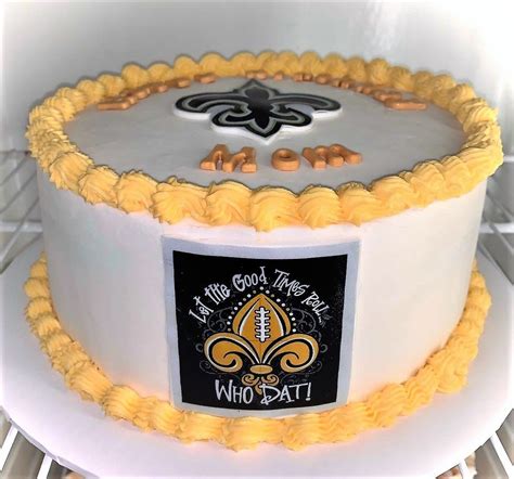 My New Orleans Saint Cake | Cake, How to make cake, Butter cream