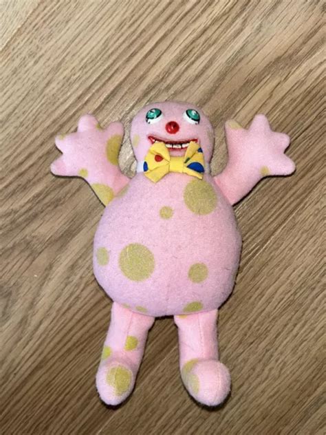 VINTAGE MR BLOBBY PLUSH soft toy NOEL'S HOUSE PARTY BBC small 1990s 90s ...