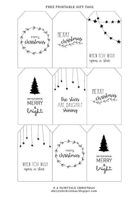 Free Printable Gift Tags