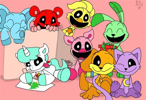 Smiling critters by nekoalex91 on DeviantArt