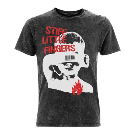 Barcode Album Acid Black T-Shirt | Stiff Little Fingers Official Store
