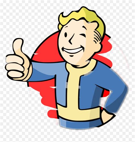 Vault Boy Thumbs Up Clipart , Png Download - Flash Vault Boy, Transparent Png - vhv