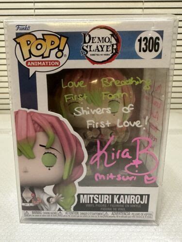 Demon Slayer Mitsuri Kanroji Funko1306 Signed Double QUOTE Kira Buckland JSA | #4641935361