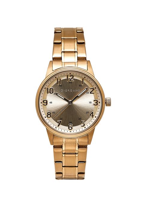 Buy Giordano Classic-Ladies Gold Stainless Steel Watch G2812-22 2021 ...