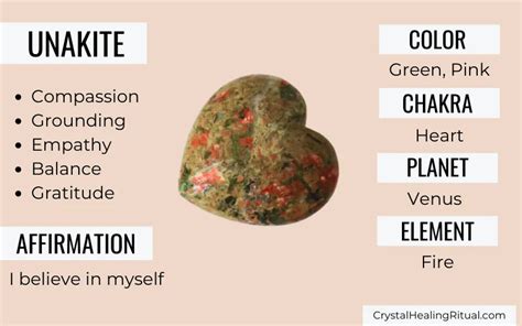 Unakite Meaning & Healing Properties - Crystal Healing Ritual