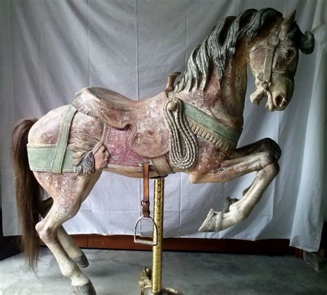 Antique Carousel Horse 1905 Dentzel Western Saddle Prancer | Carousel horses, Carousel, Carosel ...