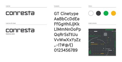 Technology inspired identity for Conresta - Godspeed Branding | Web design, Handwritten letters ...