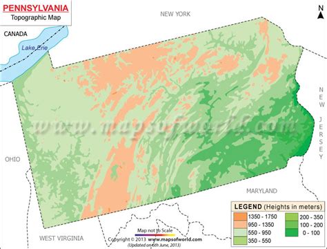 Pennsylvania Topographic Map