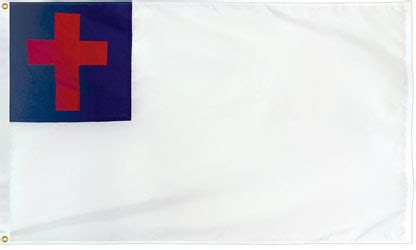 Christian Outdoor Flag Sewn Nylon: American Flag and Gift