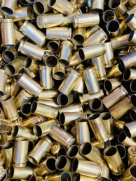 9MM Luger POLISHED Once Fired Brass | DiamondKBrass.com | 1000 Ct.