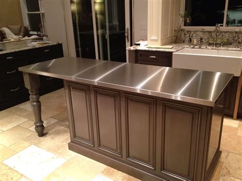 Stainless Steel Countertops | Stainless steel kitchen countertops, Stainless steel countertops ...