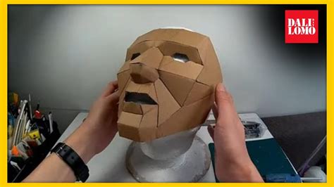 DIY Cardboard Mask - Quick & Easy (Front Man) #Costumes - YouTube