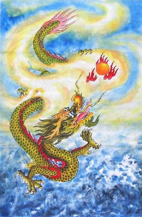 Chinese Dragon Painting 4743002, 46cm x 70cm(18〃 x 27〃)