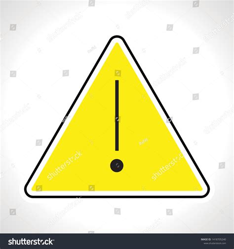 Warning Sign Compilation Symbols On Triangle Stock Vector (Royalty Free ...