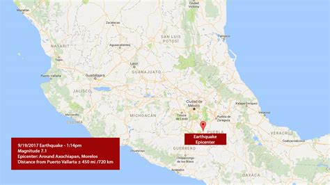 New Earthquake in Mexico Doesn’t Affect Puerto Vallarta; No Tsunami Alert