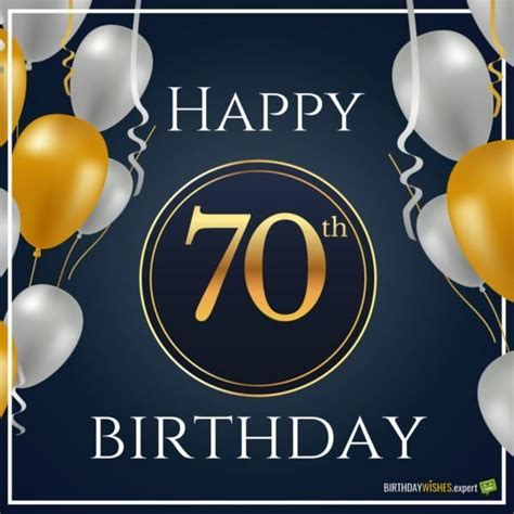 Happy 70th Birthday! | Great Messages for 70-year-olds