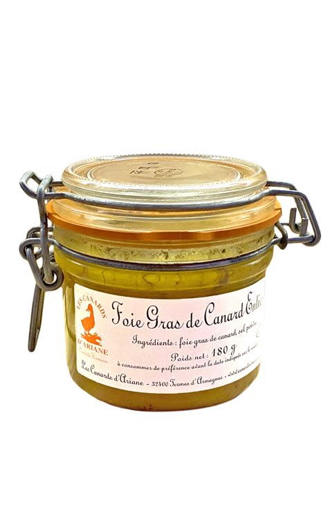 Les Canards D’Ariane – Foie Gras de Canard Entier – sklenená dóza – 180g | Grandi Vini