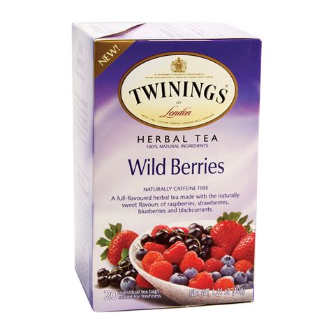 Twinings Wild Berries Tea 20 Ct Box | Nassau Candy