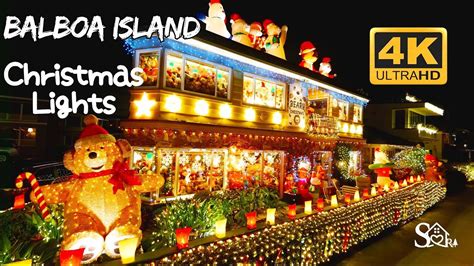 🎄🎅Balboa Island Christmas Lights Decorations in Newport Beach, California 2020【4K】 | Decorating ...