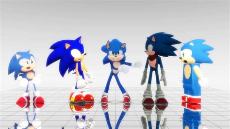 Classic Sonic Modern Sonic Boom Sonic Movie Sonic