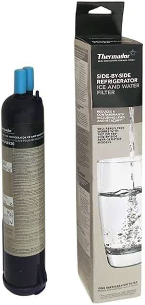 Thermador Side-by-Side Refrigerator Ice and Water Filter REPLFLTR20 ...