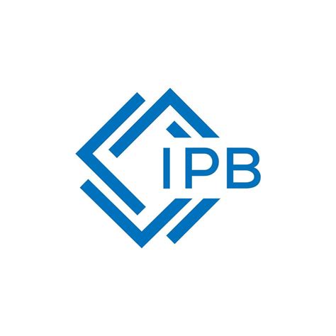 IPB letter logo design on white background. IPB creative circle letter logo concept. IPB letter ...